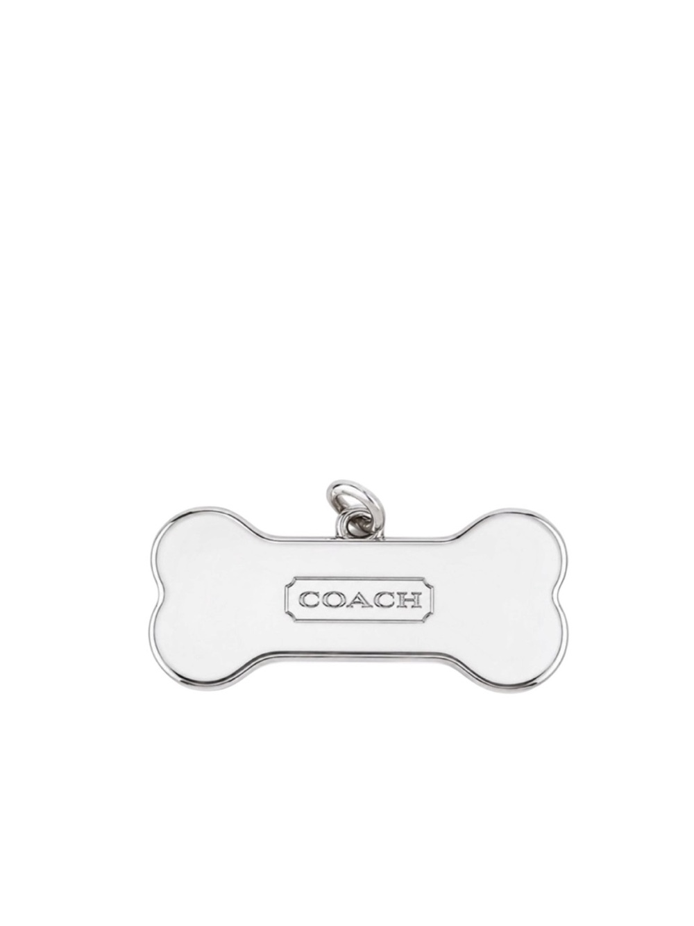 Coach Y2K Dog Tag/Charm